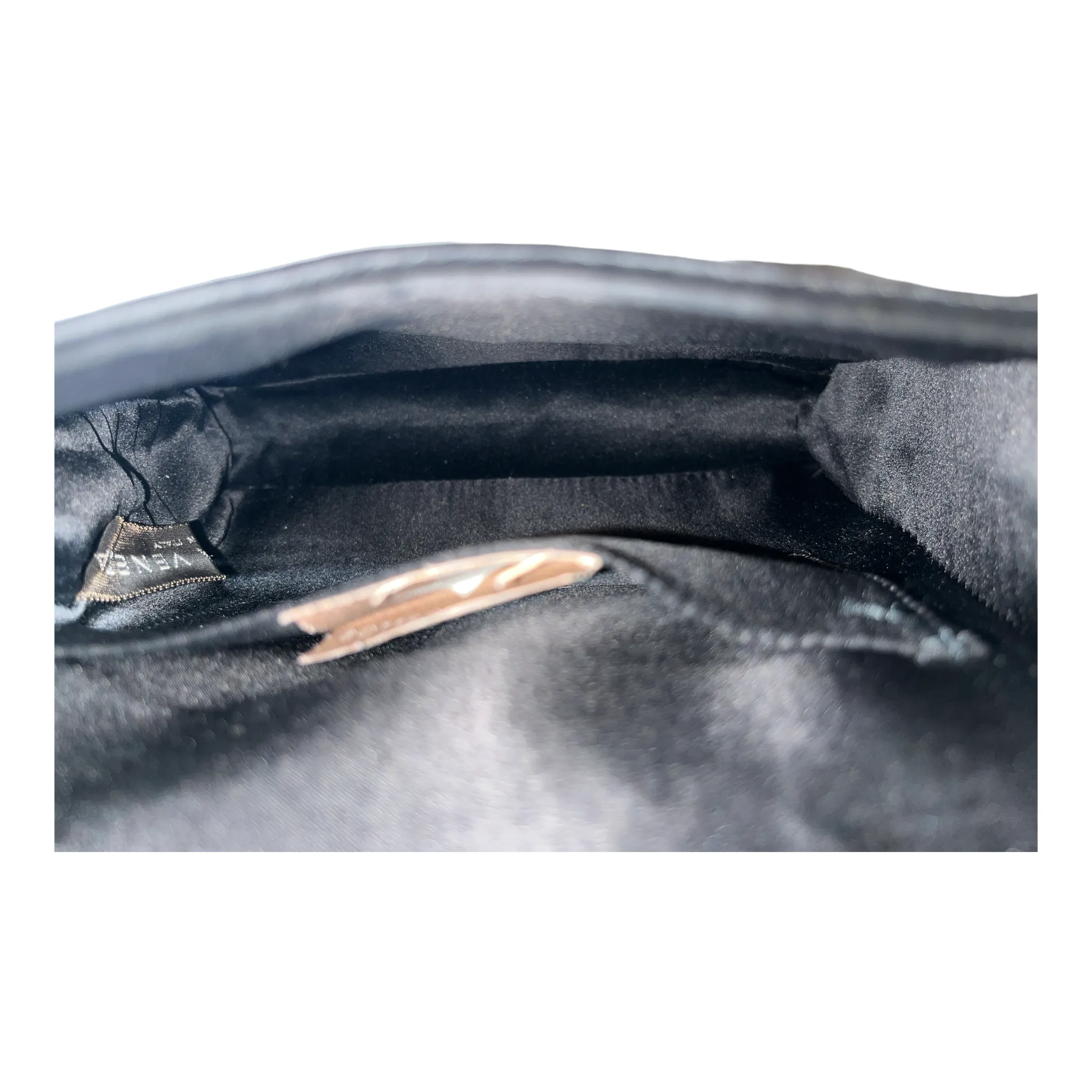 BOTTEGA VENETA/Hand Bag/Cotton/BLK/STUDDED HANDLE