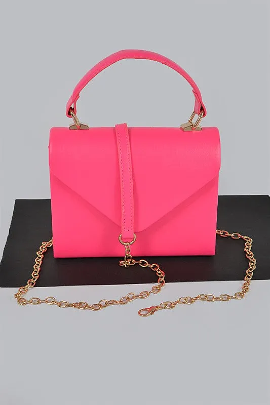 Boxy Clutch (Neon Green)