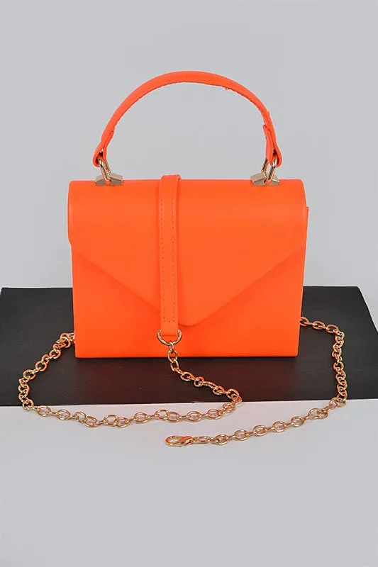 Boxy Clutch (Neon Green)