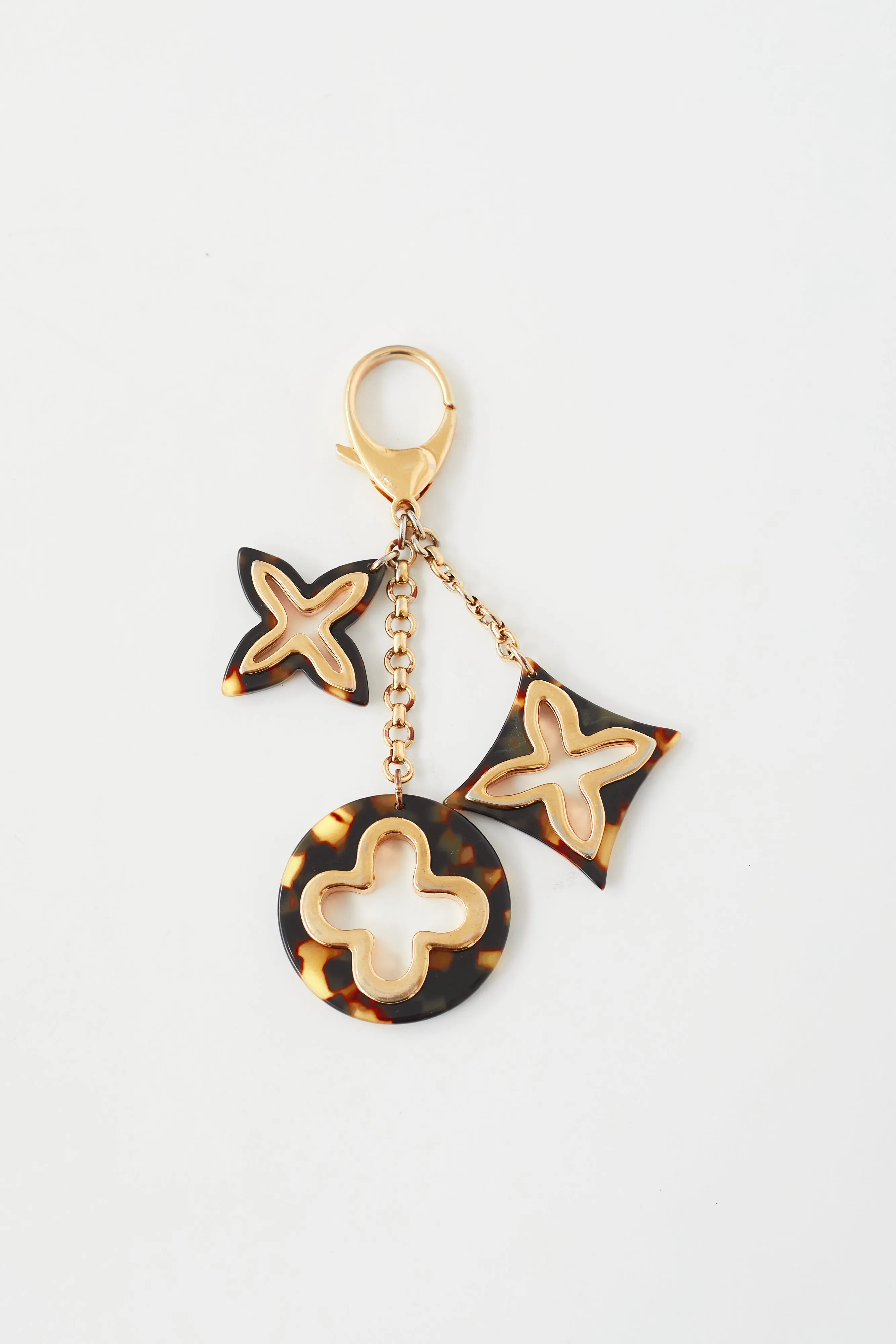 Brown & Gold Resin Insolence Bag Charm