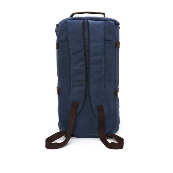 Canvas Large Barrel Duffle Backpack | Travel Bag 39L