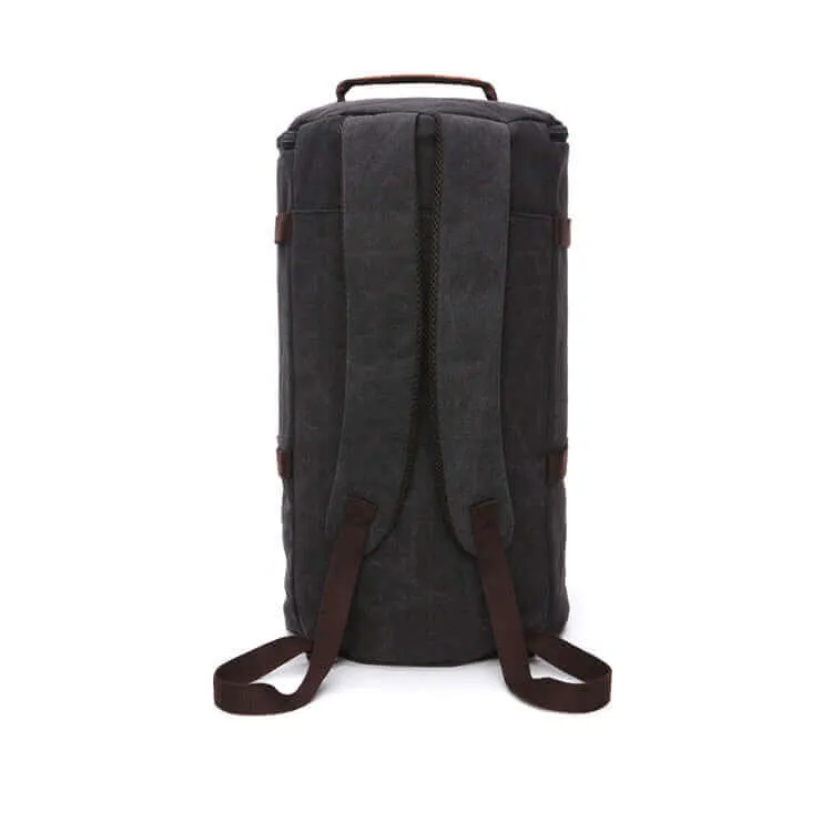 Canvas Large Barrel Duffle Backpack | Travel Bag 39L