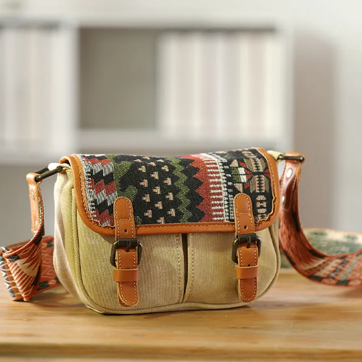 Canvas Over The Shoulder Bag Canvas Messenger Bag