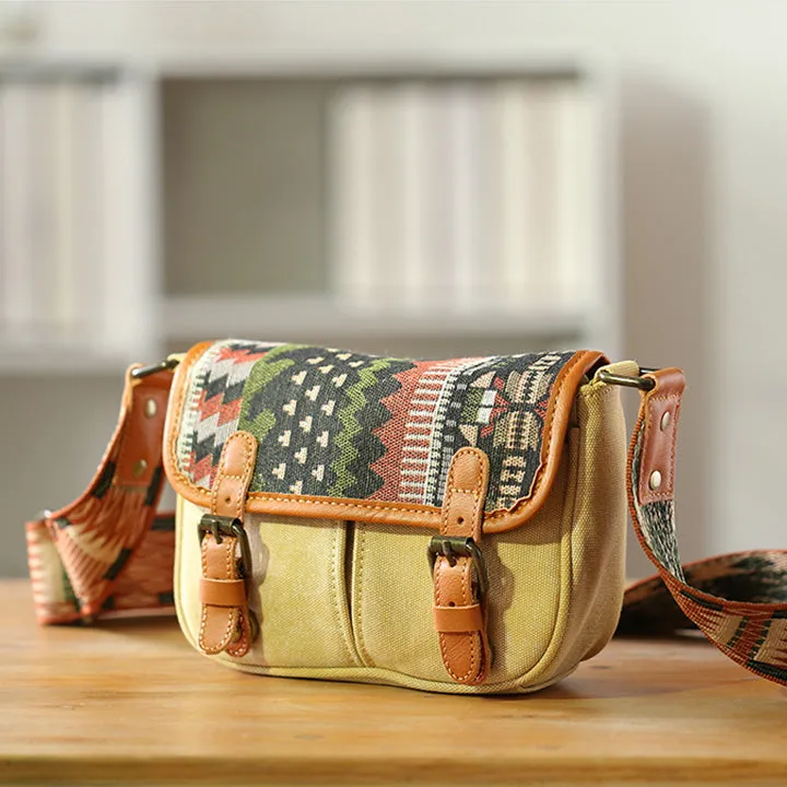 Canvas Over The Shoulder Bag Canvas Messenger Bag