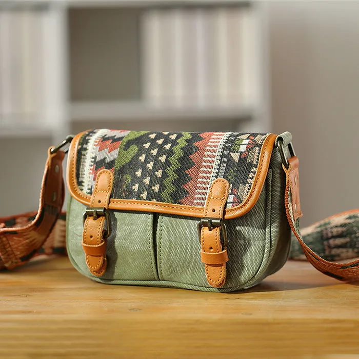 Canvas Over The Shoulder Bag Canvas Messenger Bag