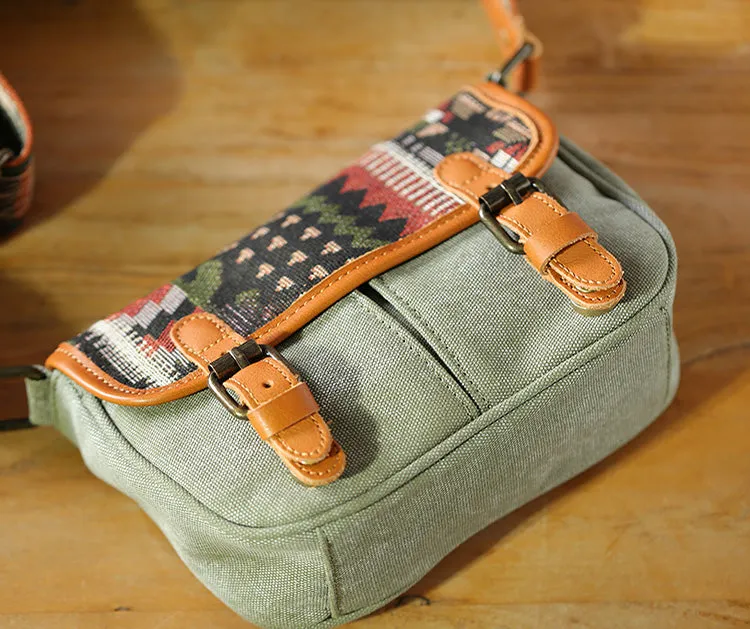 Canvas Over The Shoulder Bag Canvas Messenger Bag
