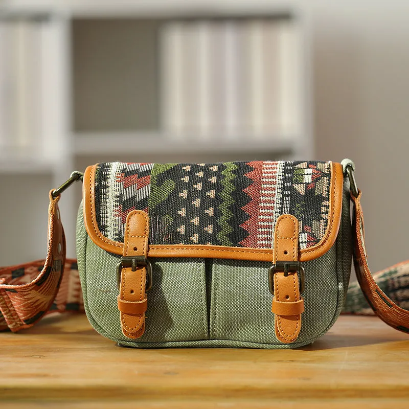 Canvas Over The Shoulder Bag Canvas Messenger Bag