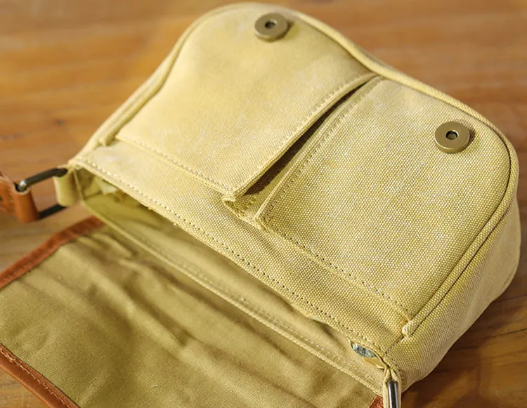 Canvas Over The Shoulder Bag Canvas Messenger Bag