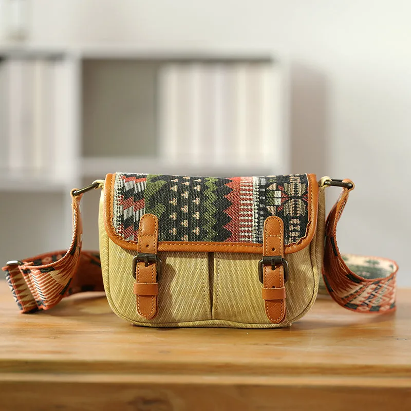 Canvas Over The Shoulder Bag Canvas Messenger Bag