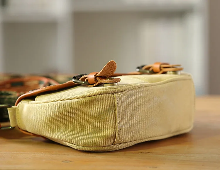 Canvas Over The Shoulder Bag Canvas Messenger Bag