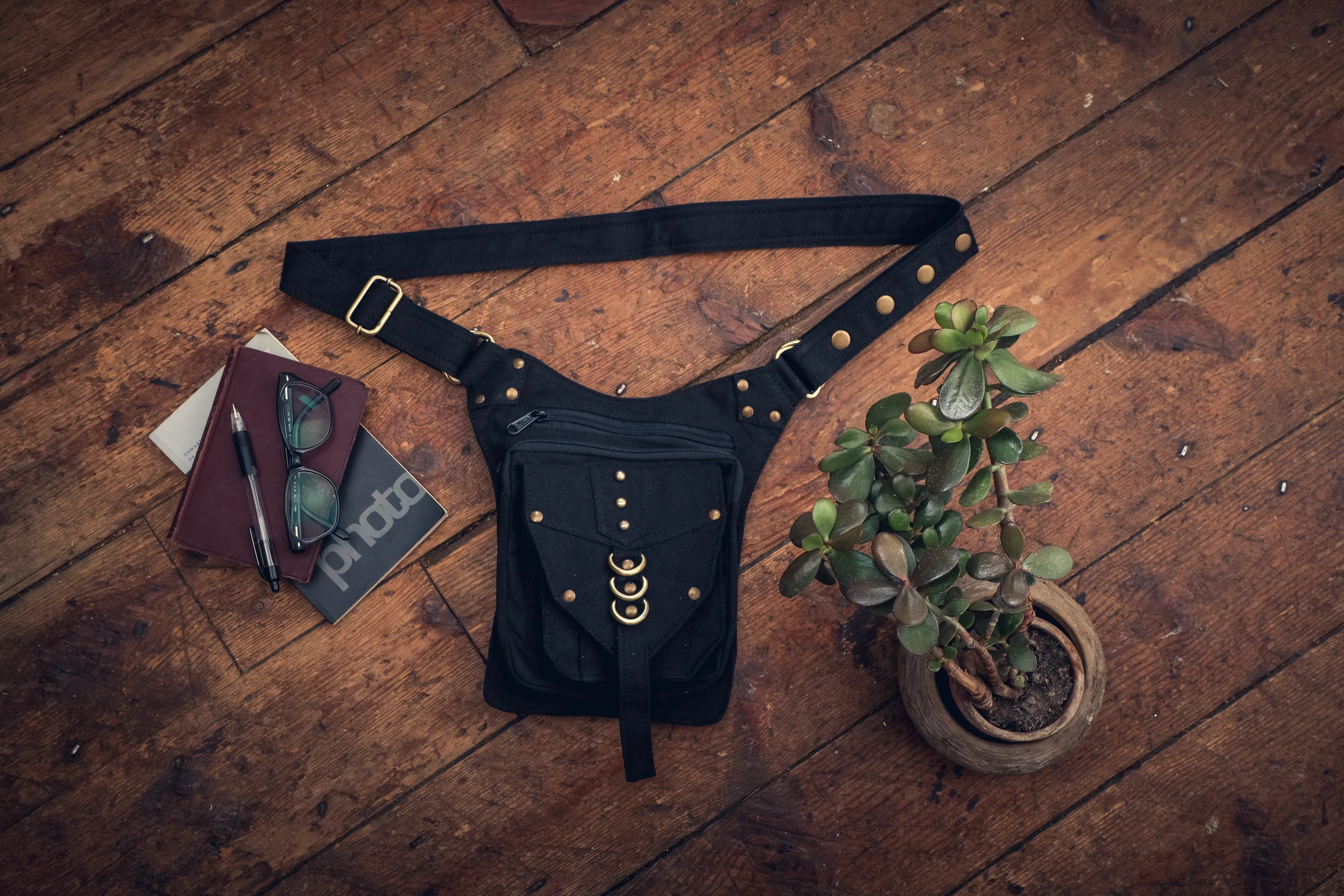 Canvas Tank Belt - Chocolate