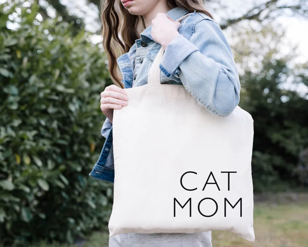 Cat Mom Tote Bag