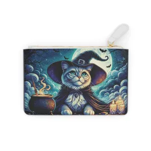Cat Witch Potion Maker- Mini Clutch Bag