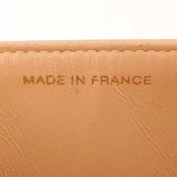 Chanel Around 1990 Made Classic Flap Chain Bag 25Cm Salmon Pink