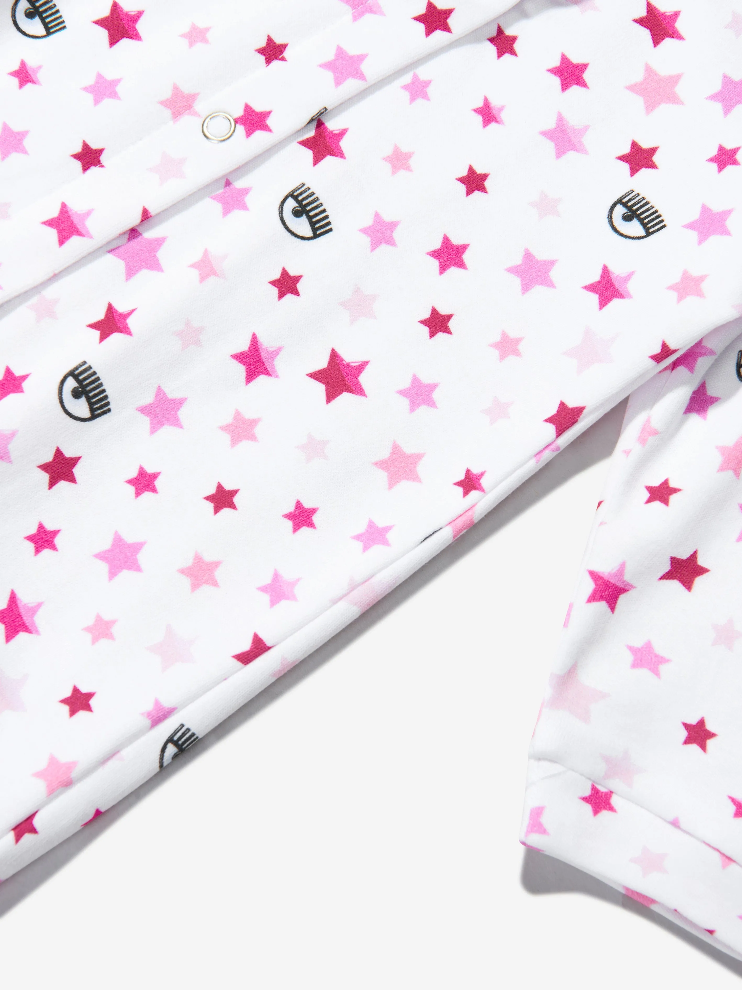 Chiara Ferragni Baby Girls Cotton Multi Print Babygrow
