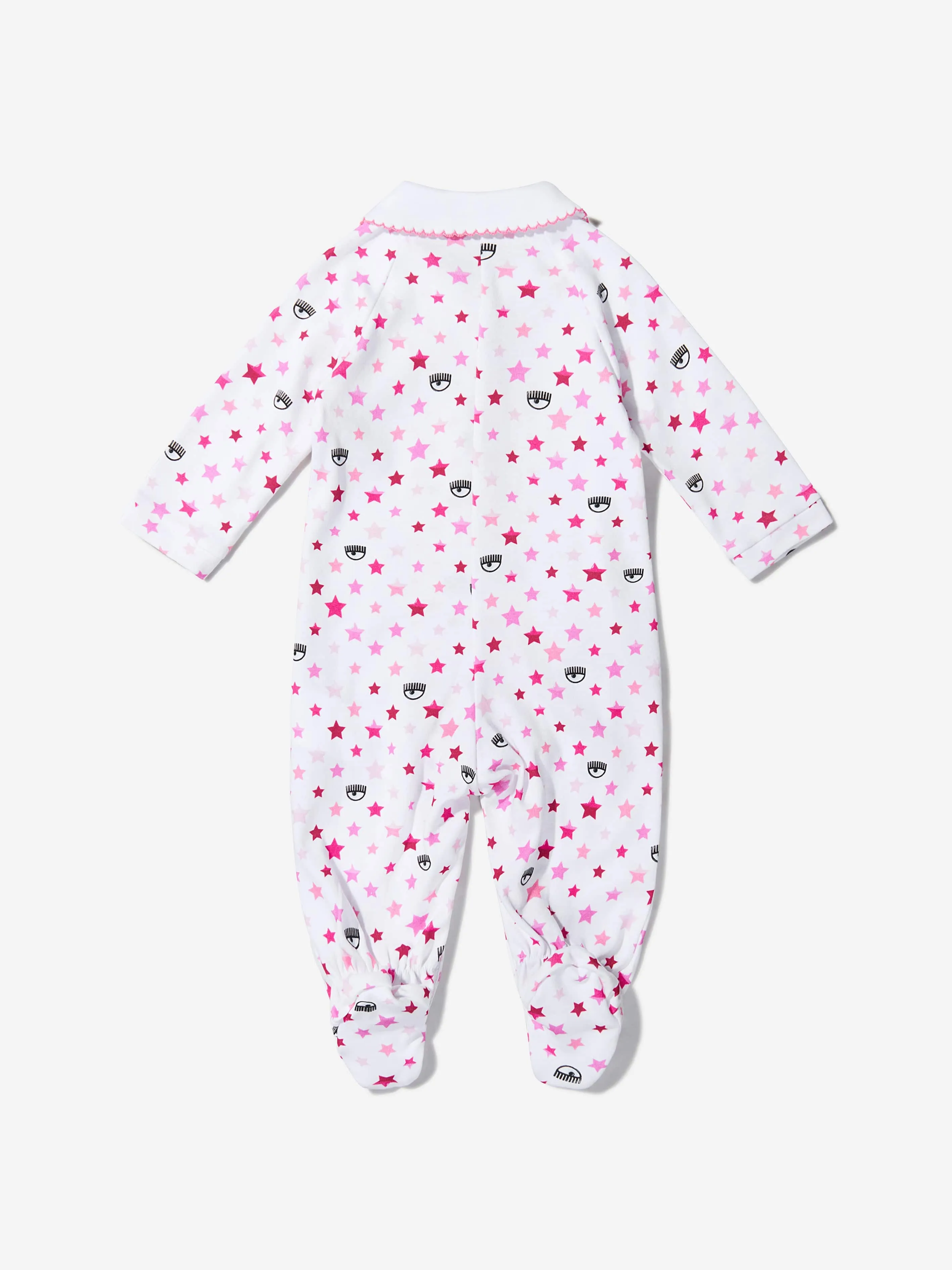 Chiara Ferragni Baby Girls Cotton Multi Print Babygrow