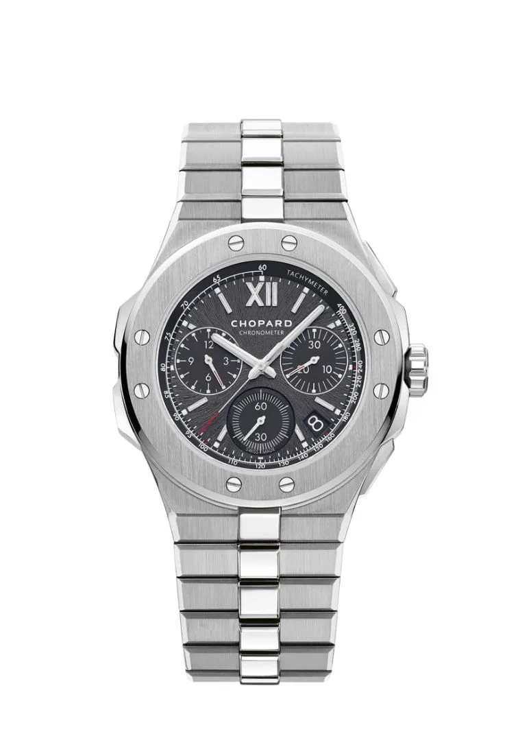 Chopard Alpine Eagle Large XL Chrono Lucent Steel Man's Watch