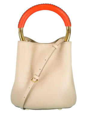 Circle Handle Bucket Bag