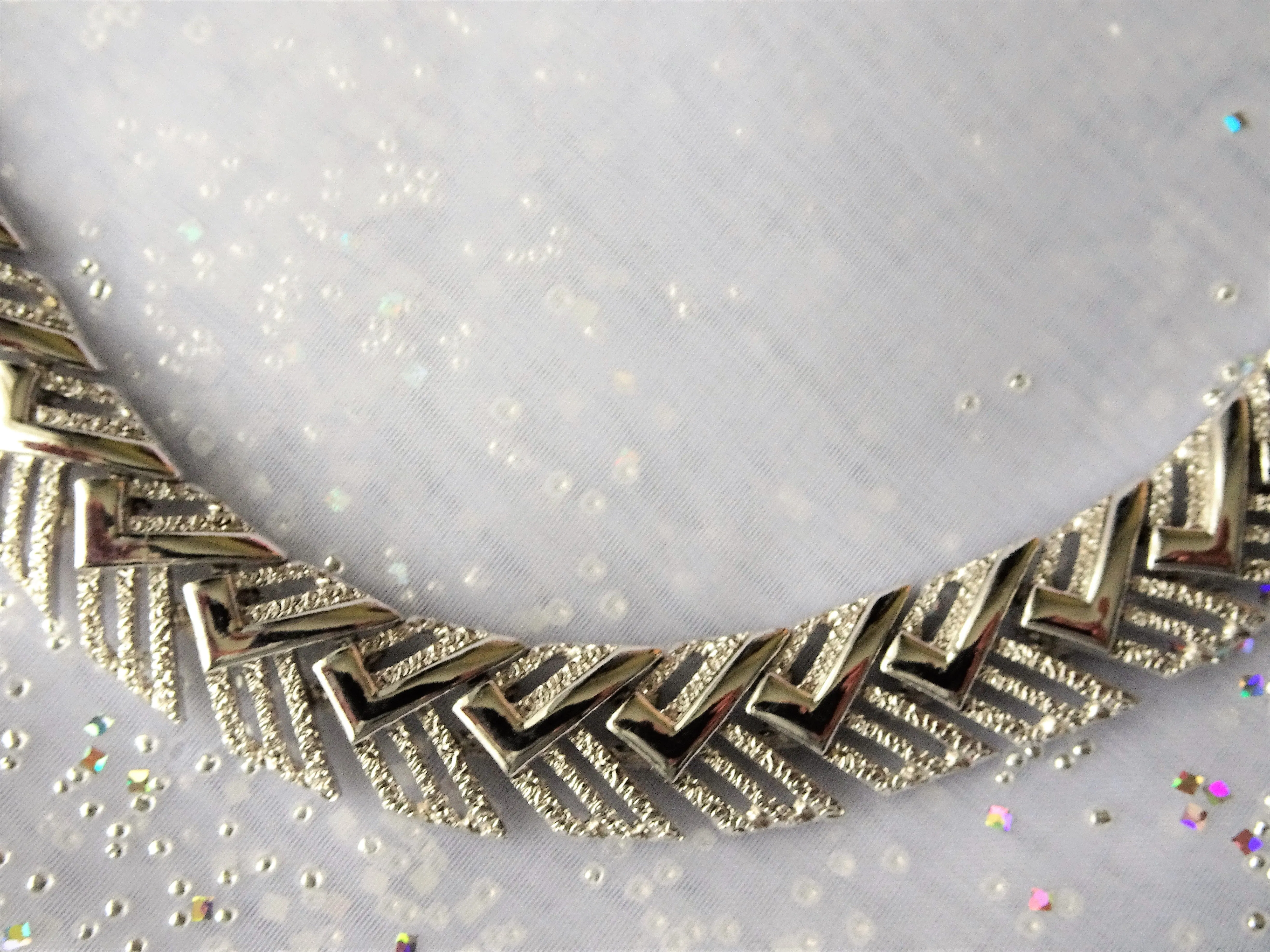 CLASSY Vintage MONET Necklace,Very Princess Margaret The Crown,Day or Evening Necklace,Collectible Vintage Jewelry
