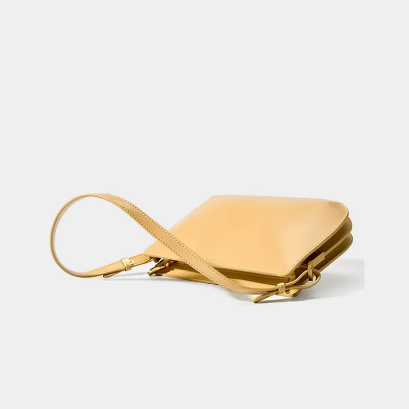 Convertible Leather Shoulder Bag