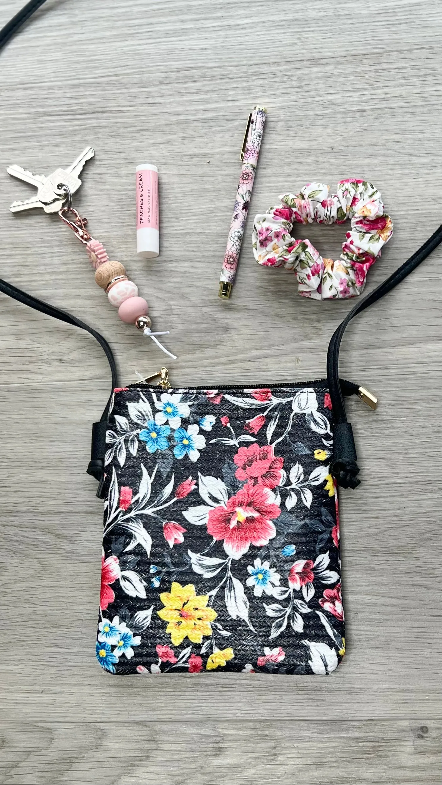 Crossbody Pouch Bag - Black