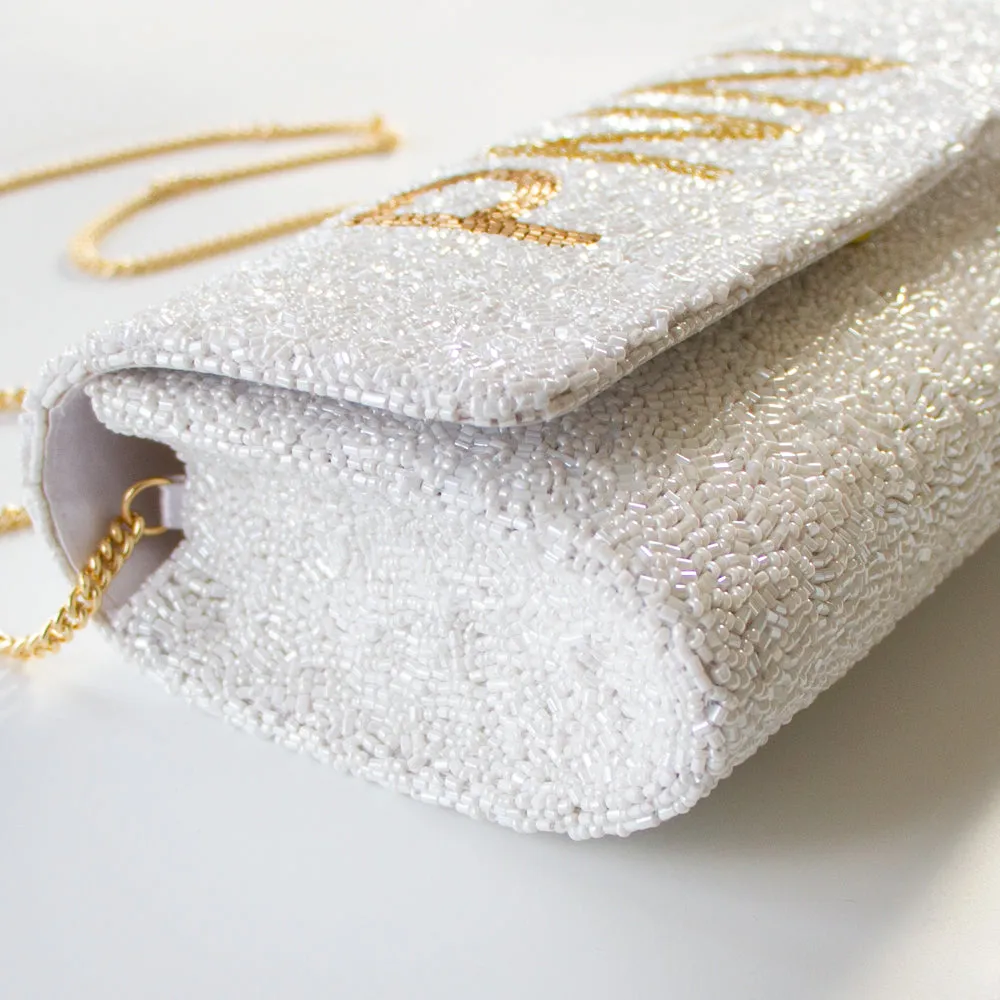 Customized Clutch Purse for Weddings (FOG)