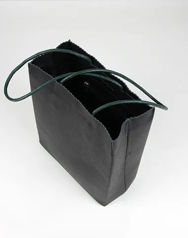 Cute Womens Small Gray Leather Shoulder Tote Bag Small Best Tote Shopper Bag Purse for Ladies