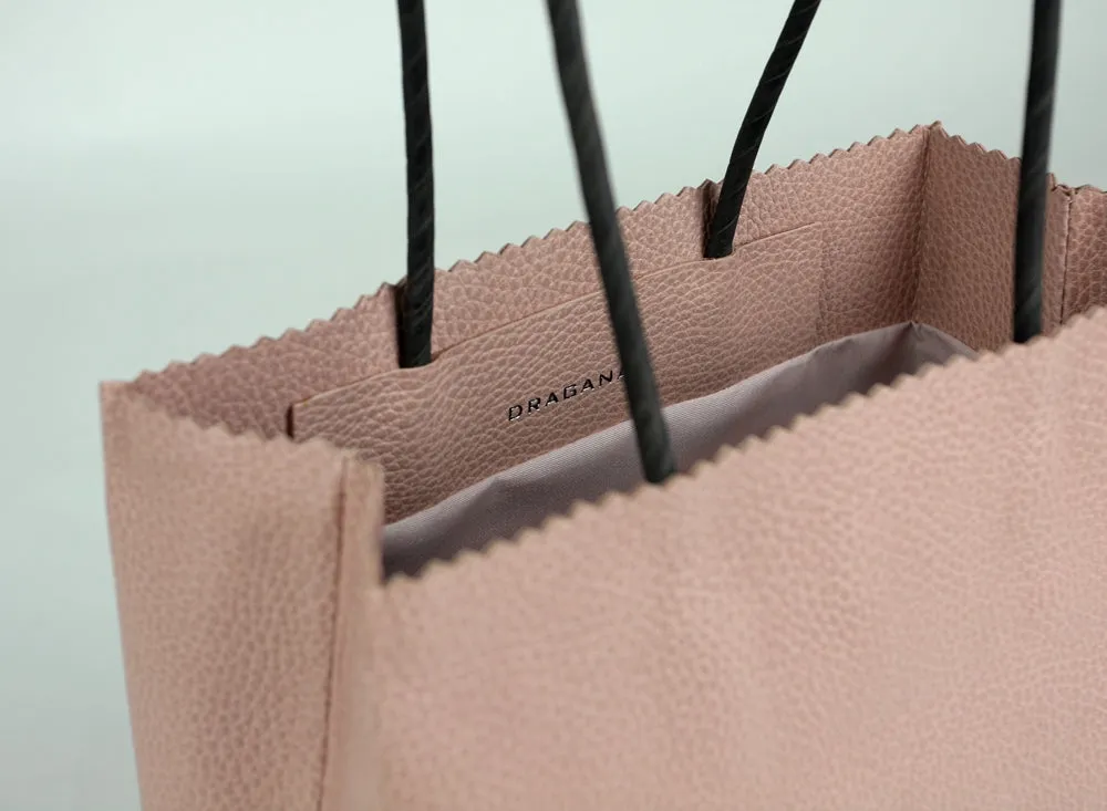 Cute Womens Small Gray Leather Shoulder Tote Bag Small Best Tote Shopper Bag Purse for Ladies