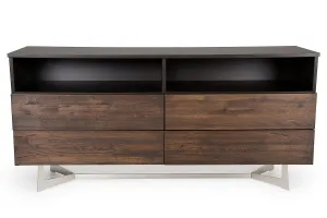 Dark Aged Oak  Dresser Or TV Stand