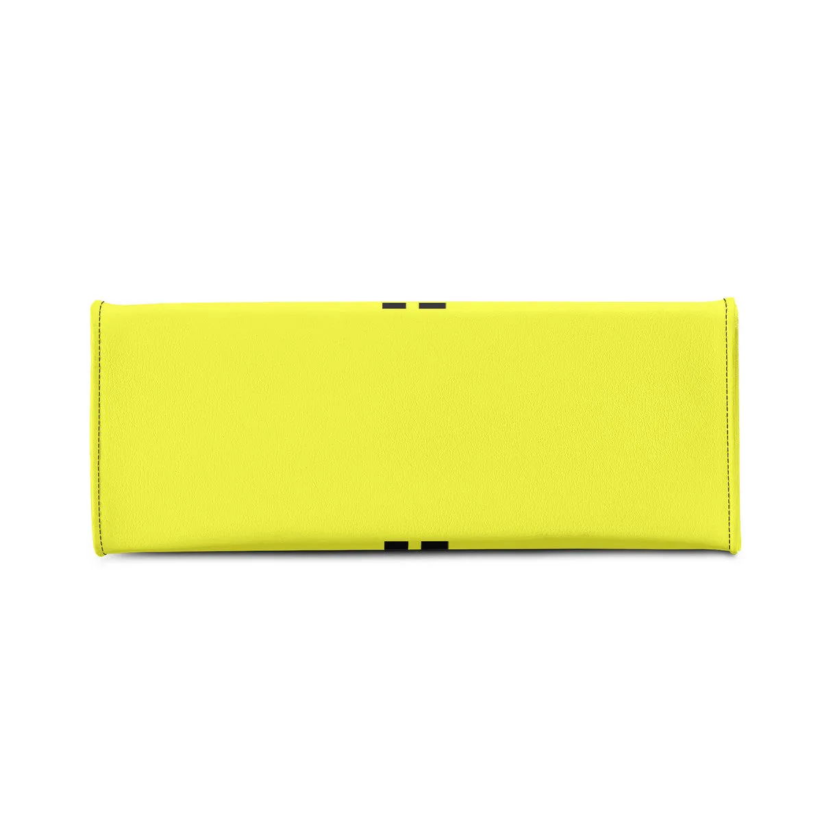 DCYG Black Red Bottoms & Neon Yellow Multiple Sizes Upgraded Luxury Women PU Leather Handbag