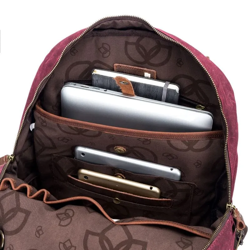 Della Q Maker's Canvas Backpack Craft Bag