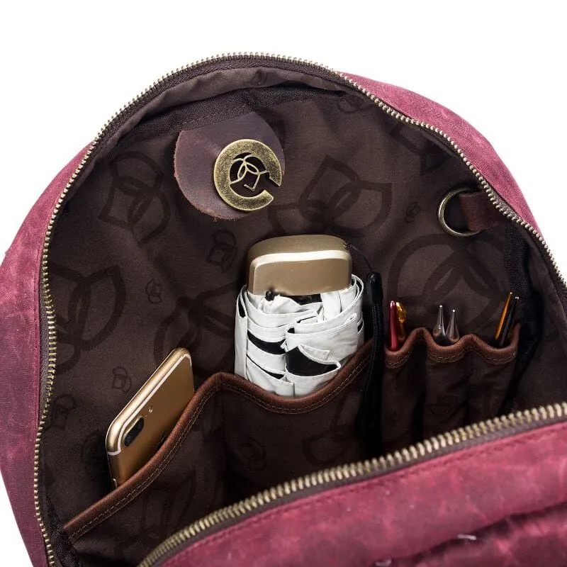 Della Q Maker's Canvas Backpack Craft Bag