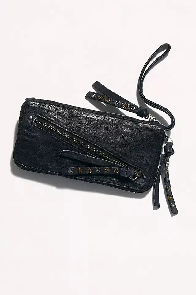 Distressed Wallet - Black
