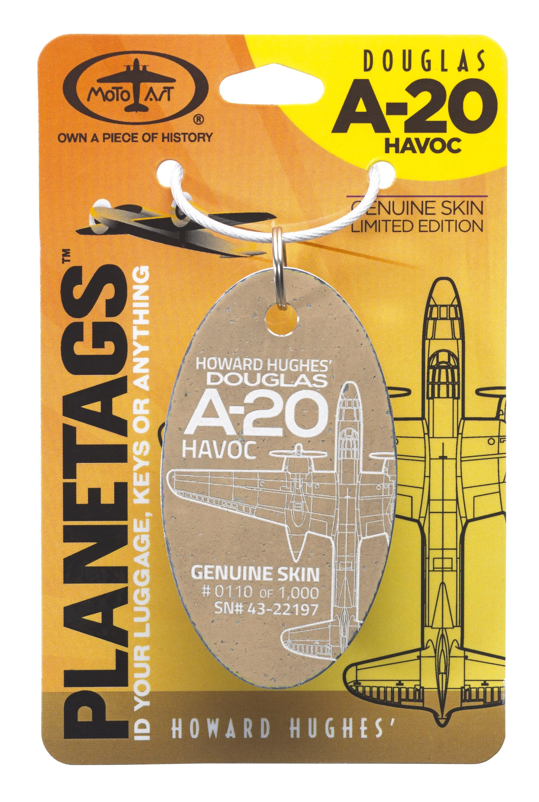 Douglas A-20G Havoc PlaneTag 43-22197