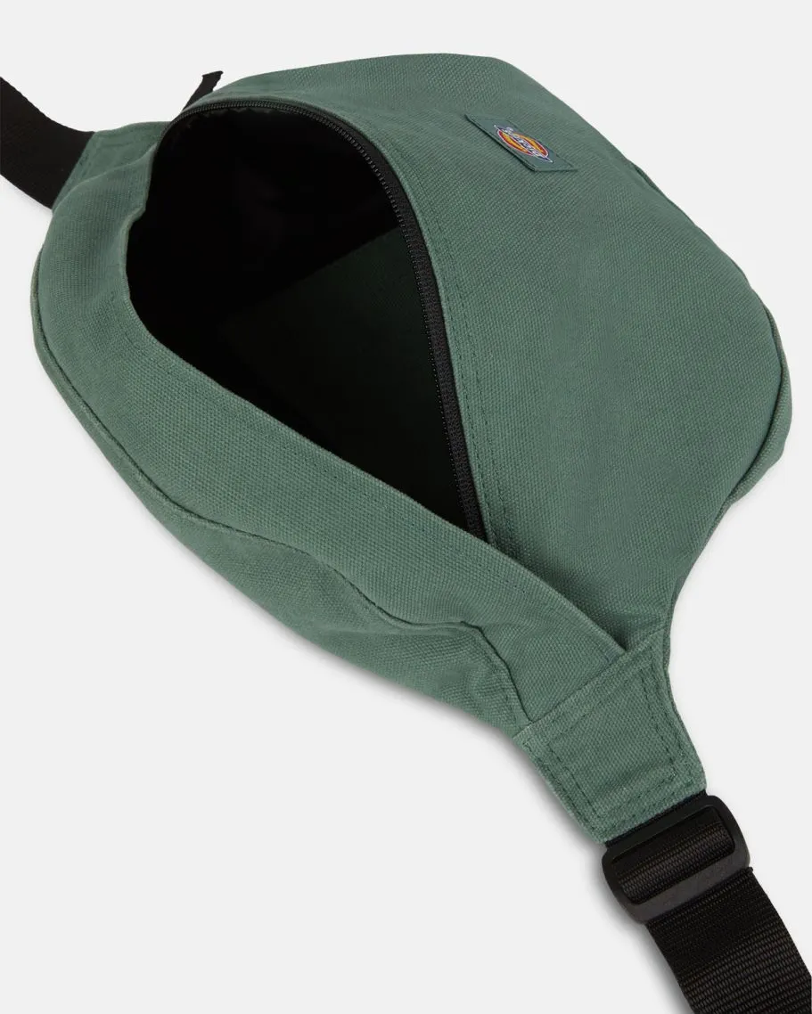 Duck Canvas Cross Body Bag in Dark Forest