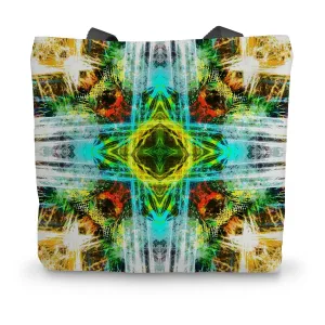Earth Elemental Mandala Canvas Tote Bag
