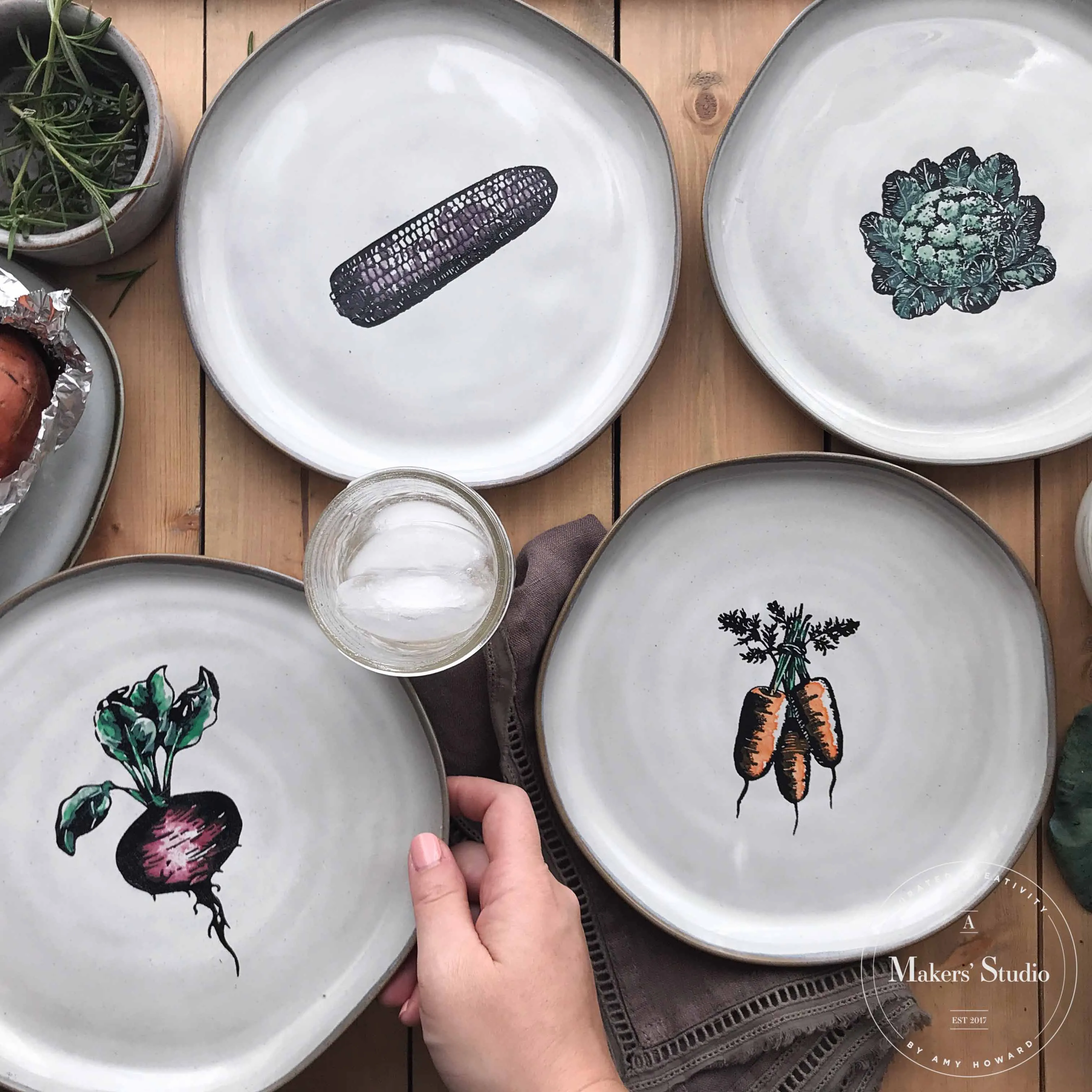 Eat Your Veggies - Mesh Stencil 2 pack - 4.25x11