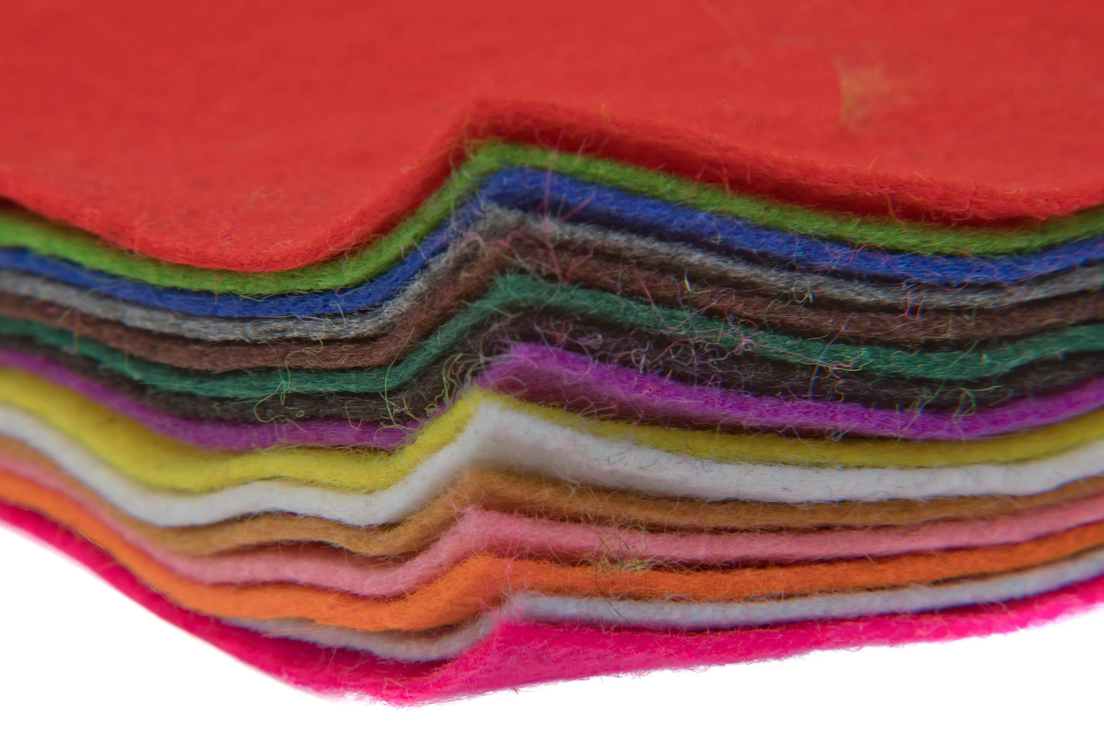 Edukit Acrylic Felt Pack of 15 A4 sheets - 15 assorted colours