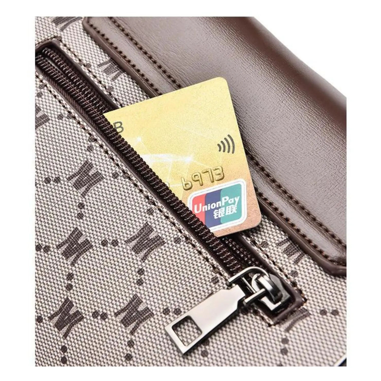 Elegant Monogram Shoulder Bag