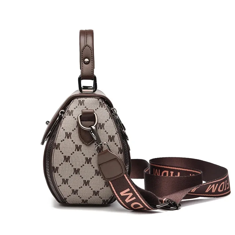Elegant Monogram Shoulder Bag