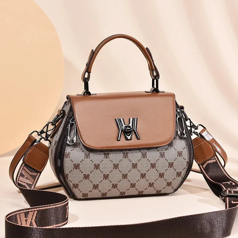 Elegant Monogram Shoulder Bag