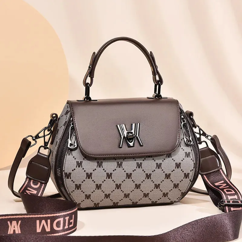 Elegant Monogram Shoulder Bag