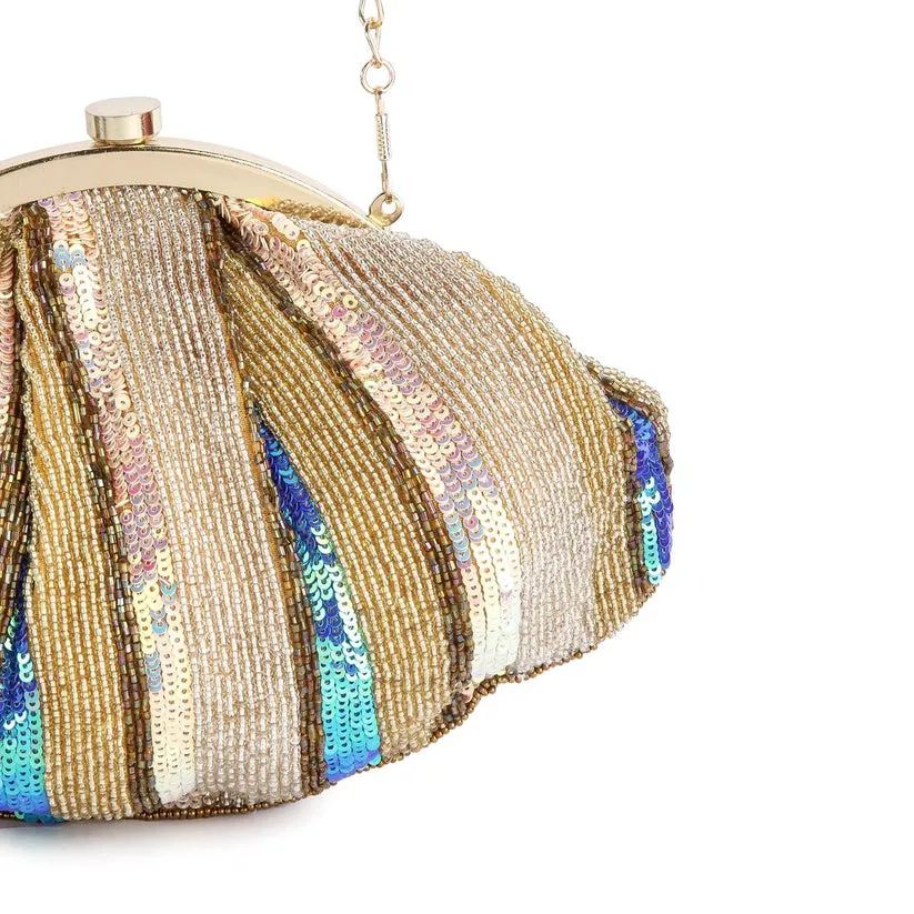Empowering Soft Hand Embroidered Pouch