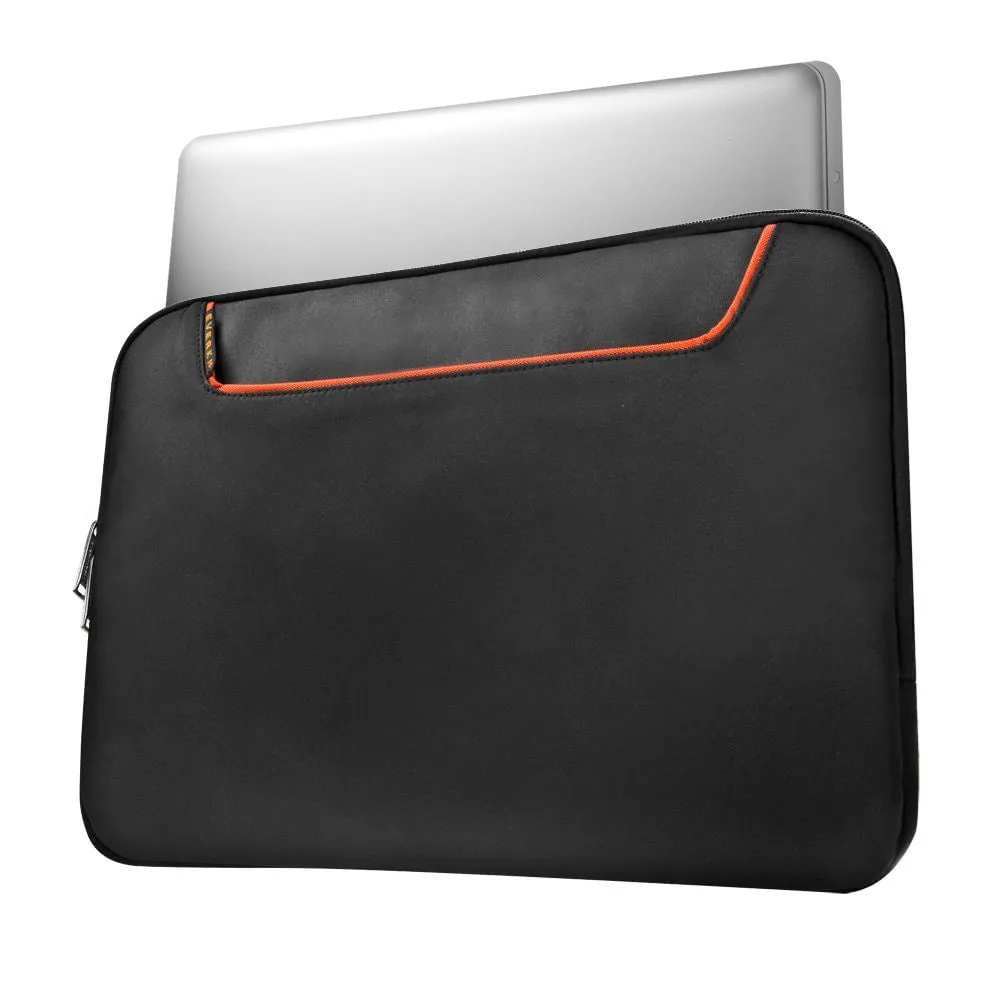 Everki Commute Laptop Sleeve 11.6'', Advanced Memory Foam for Added Protection, Soft Anti-scratch Inner Lining. Front Stash Pocket, Stow-away Carrying Handles