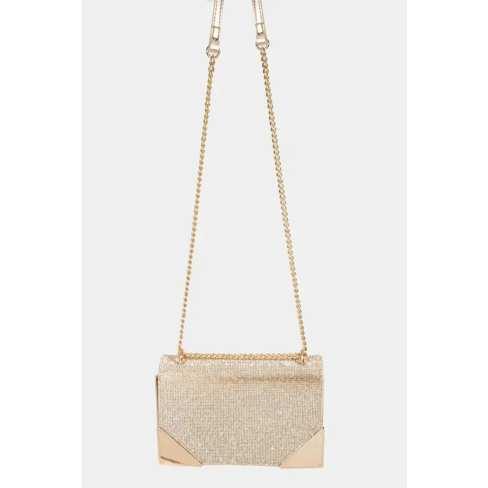 Fame Rhinestone Crossbody Bag Elevates Luxury Fashion for Women