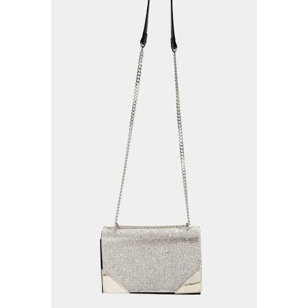 Fame Rhinestone Crossbody Bag Elevates Luxury Fashion for Women