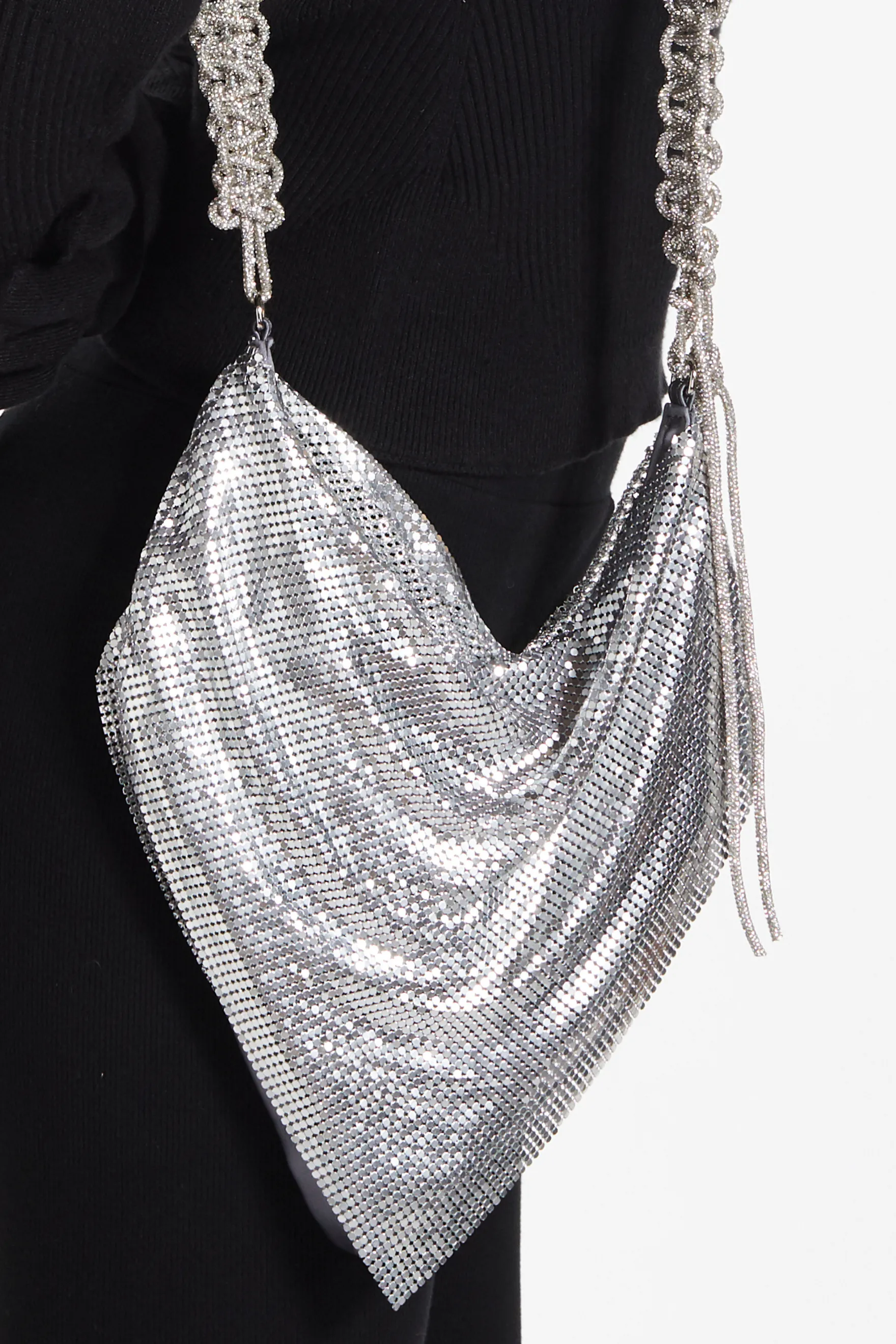 FANG Logo Rhinestone Bag