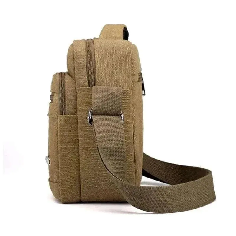 Fashion Mens Canvas POUCH - Stylish & Durable Bag for Men - MSB002
