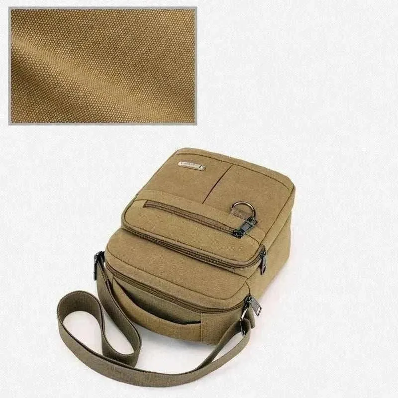Fashion Mens Canvas POUCH - Stylish & Durable Bag for Men - MSB002