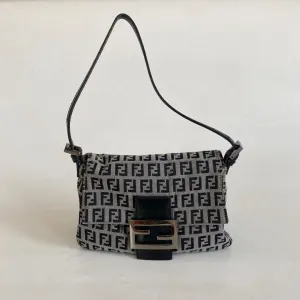 Fendi FF Zucca Vintage Baguette Flap Bag